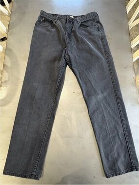 L.L. Bean Black Jeans Mens 38x34 Classic Fit Denim